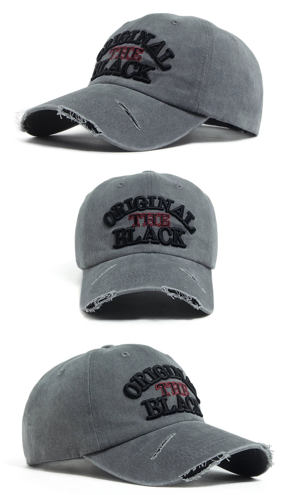 Vintage Baseball Cap Men Women Letter Embroidery Snapback Spring Summer Washed