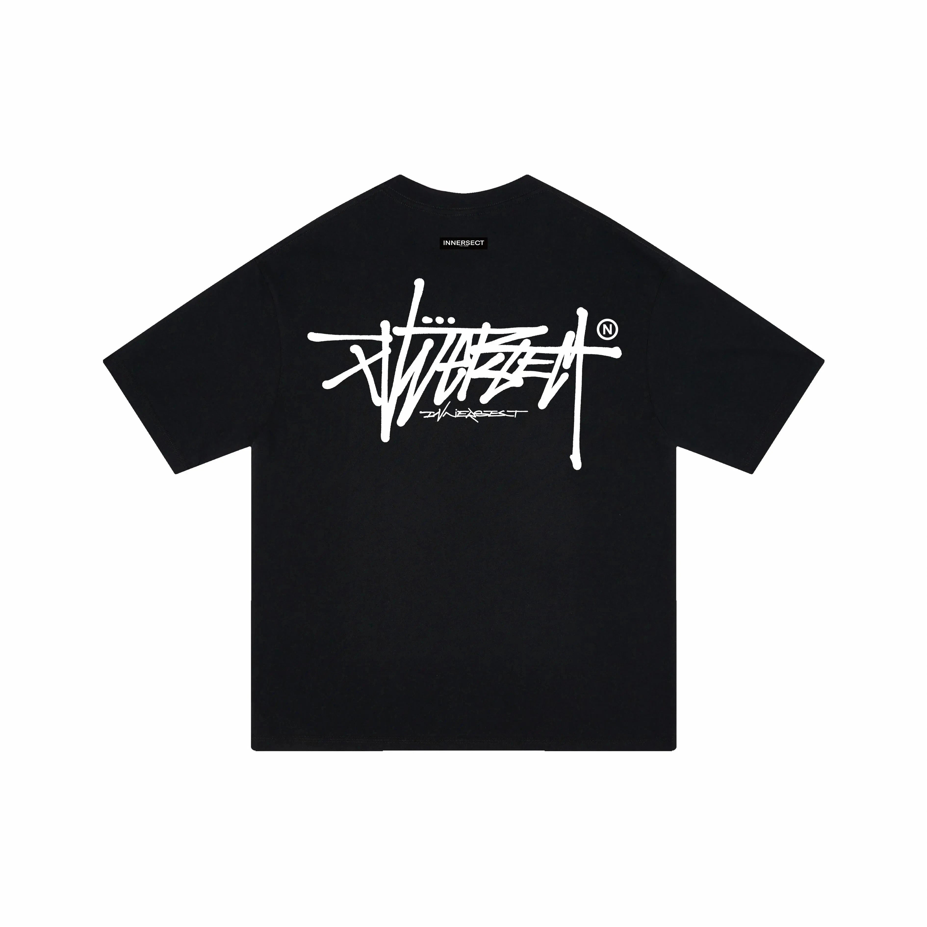Graffiti Logo Oversized T-Shirt Men Women Streetwear Hip Hop Short Sleeve Tee