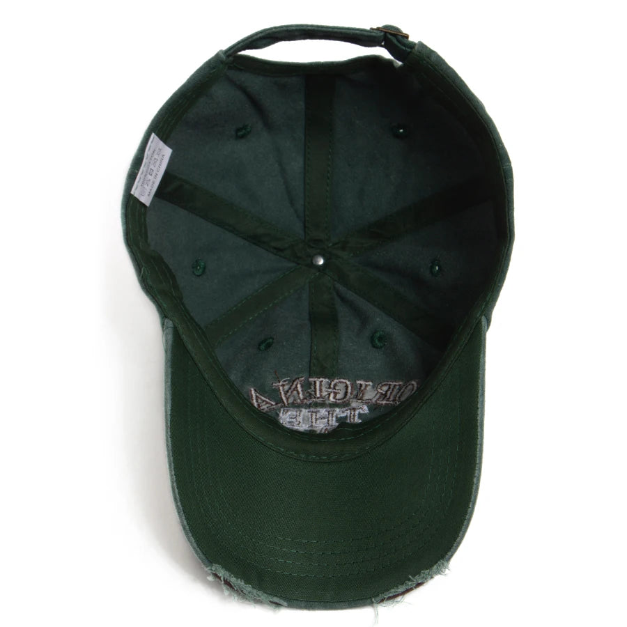 Vintage Baseball Cap Men Women Letter Embroidery Snapback Spring Summer Washed