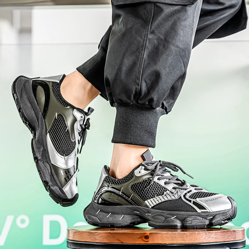 Chunky sneakers summer classic retro breathable comfort men's casual soprts