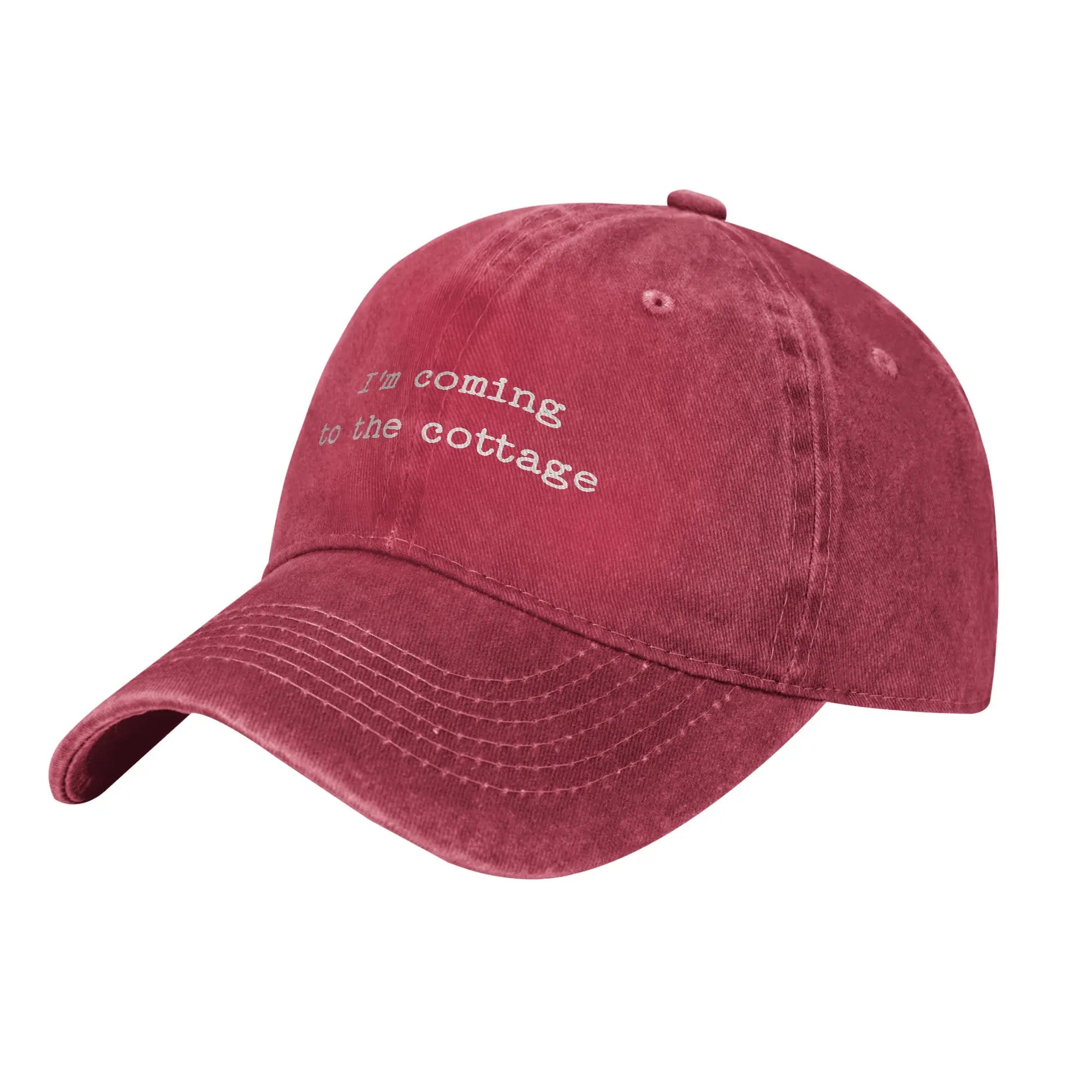 Vintage Heated Rivalry I'm Coming To The Cottage Baseball Caps for Men Women
