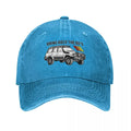 Vintage Land Car Cruiser Baseball Cap Men Women Distressed Cotton Headwear