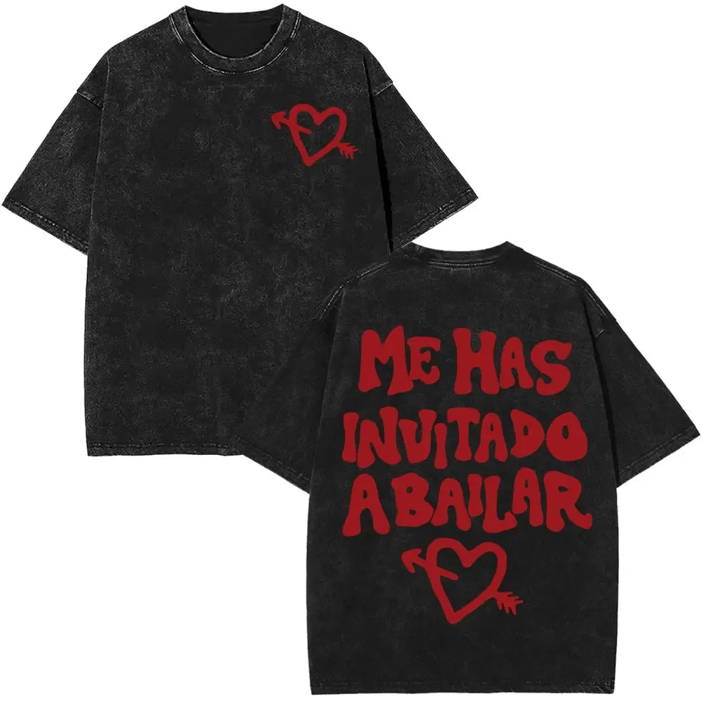 Summer Casual Oversized T-shirts Rapper Dani Fernandez Fashion Graphics Vintage