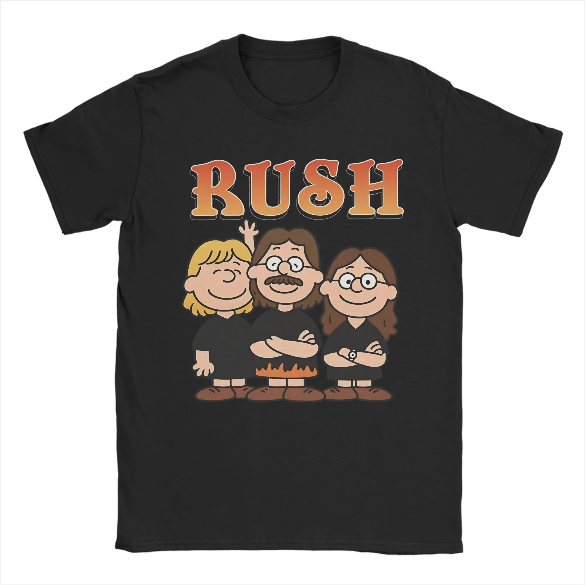 Oversized T Shirt Beach  Rock Music Rush Band Fashion T Shirts  Pure Cotton Tshirt for Men Y2K Casual Big Size Short Sleeve Tees