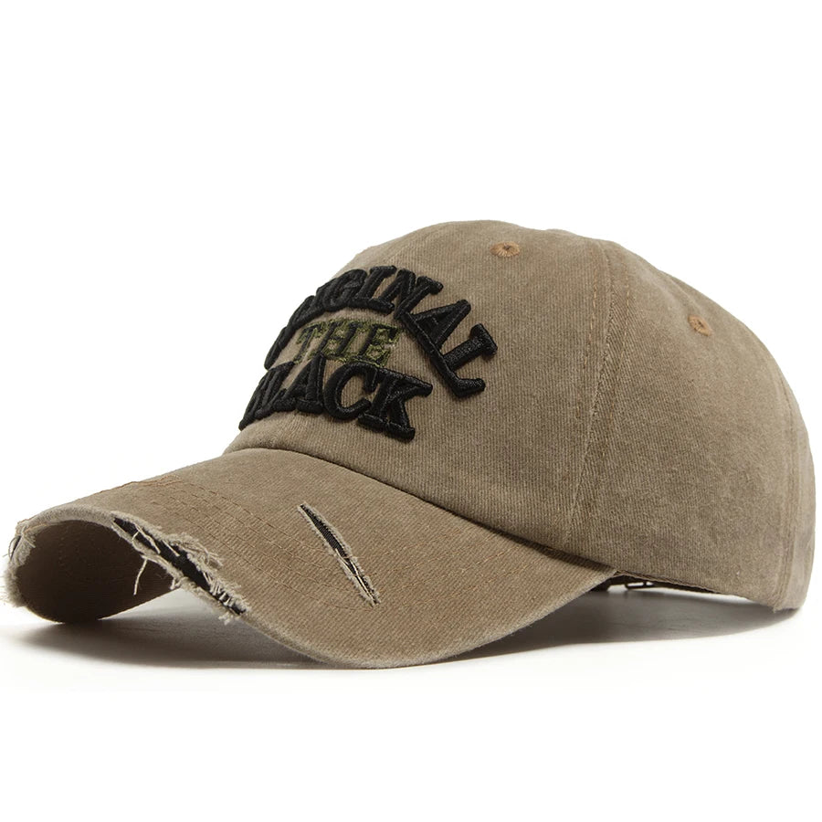 Vintage Baseball Cap Men Women Letter Embroidery Snapback Spring Summer Washed