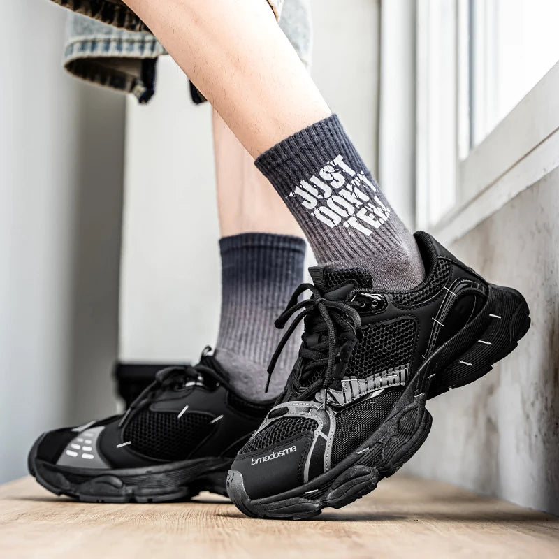 Chunky sneakers summer classic retro breathable comfort men's casual soprts