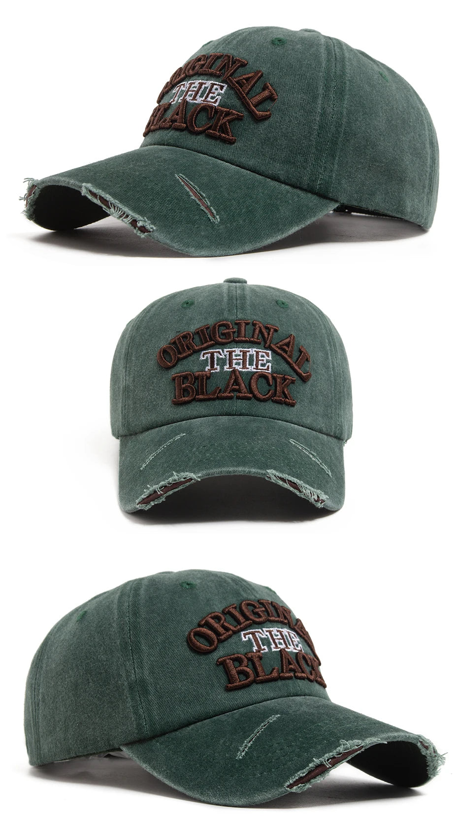 Vintage Baseball Cap Men Women Letter Embroidery Snapback Spring Summer Washed