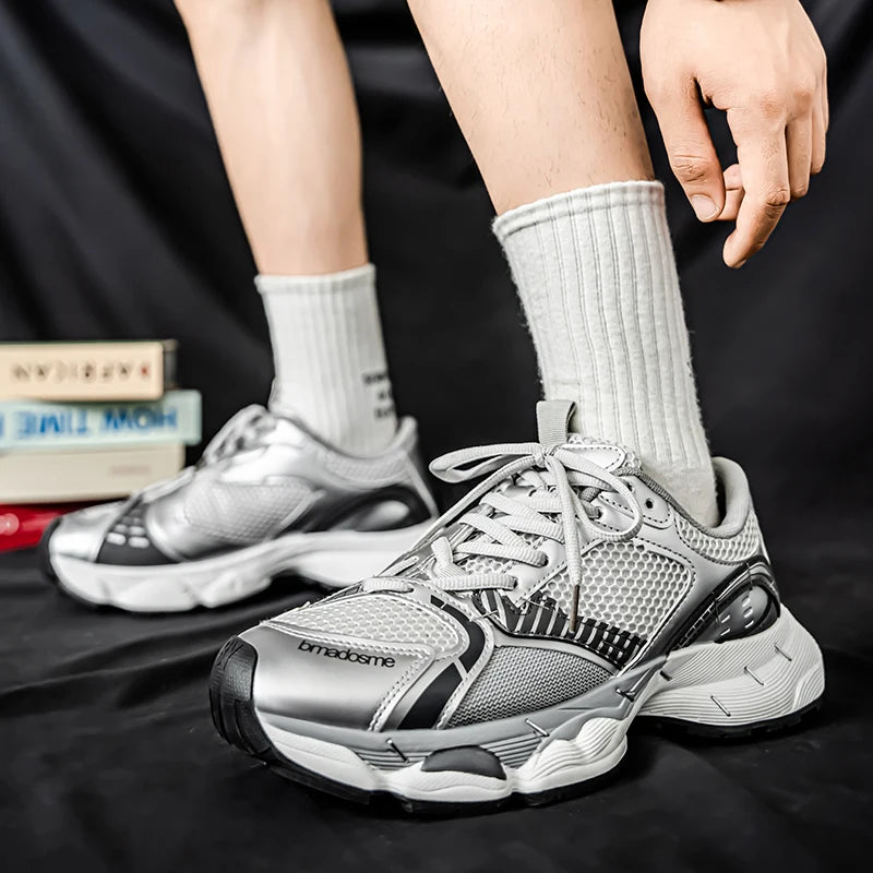 Chunky sneakers summer classic retro breathable comfort men's casual soprts