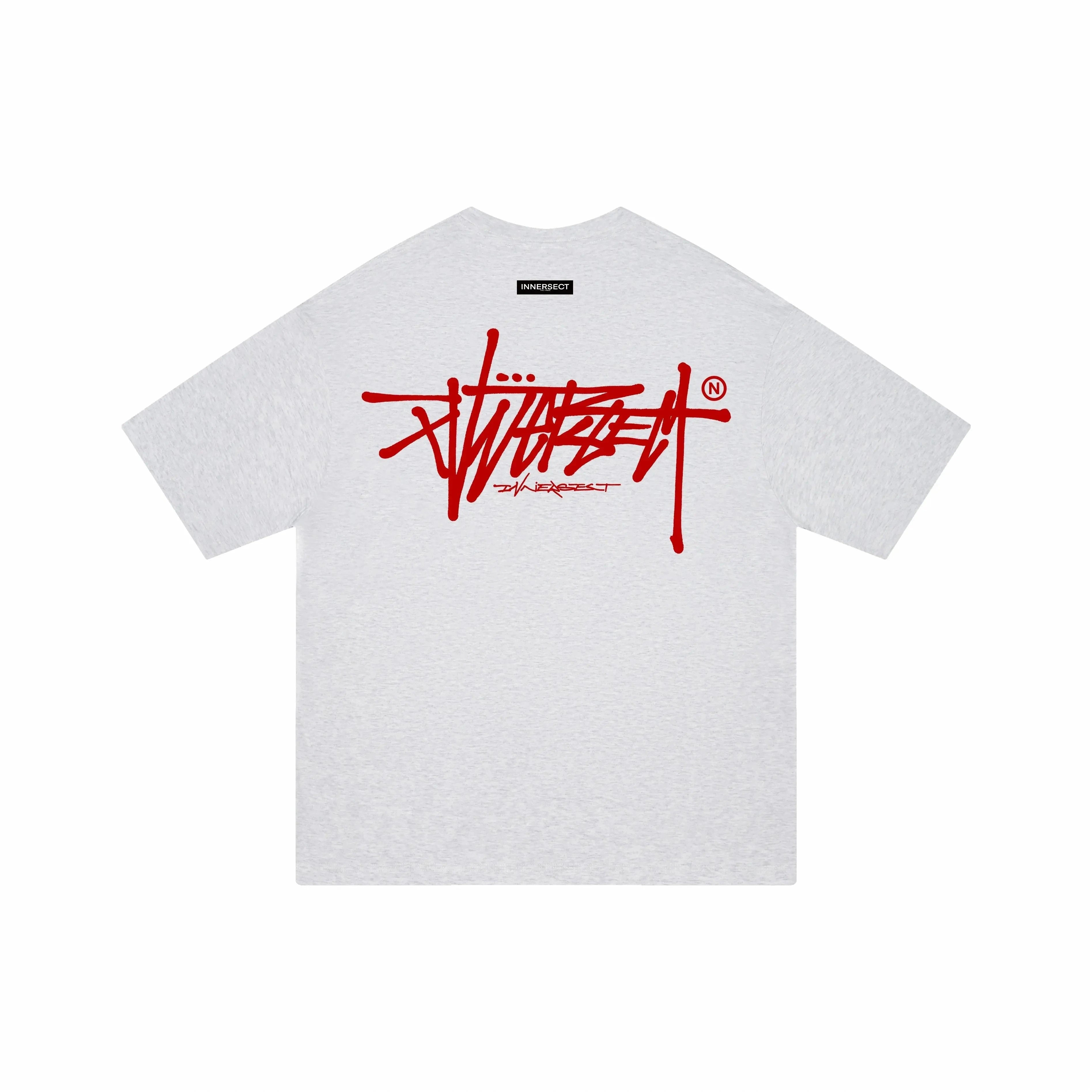 Graffiti Logo Oversized T-Shirt Men Women Streetwear Hip Hop Short Sleeve Tee