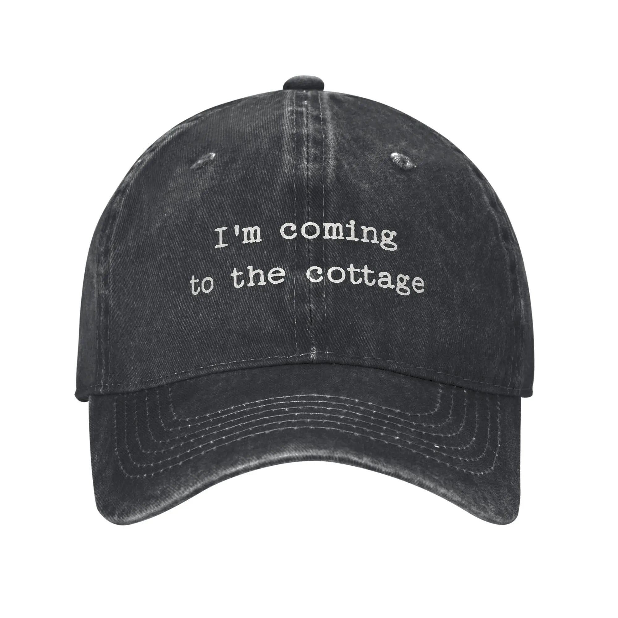 Vintage Heated Rivalry I'm Coming To The Cottage Baseball Caps for Men Women