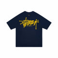 Graffiti Logo Oversized T-Shirt Men Women Streetwear Hip Hop Short Sleeve Tee