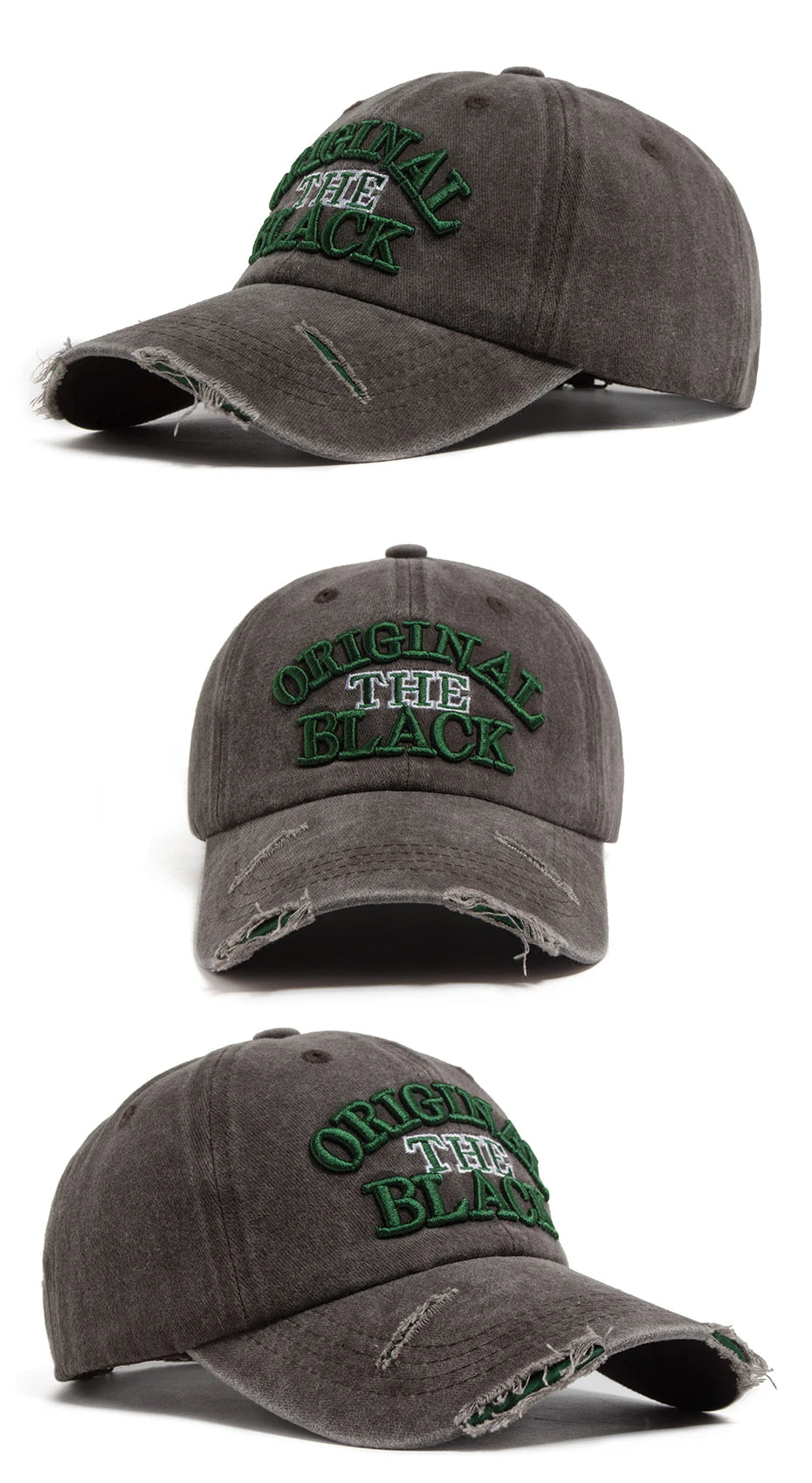 Vintage Baseball Cap Men Women Letter Embroidery Snapback Spring Summer Washed