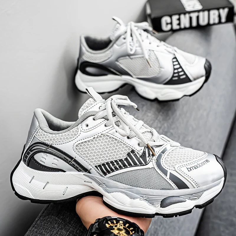 Chunky sneakers summer classic retro breathable comfort men's casual soprts