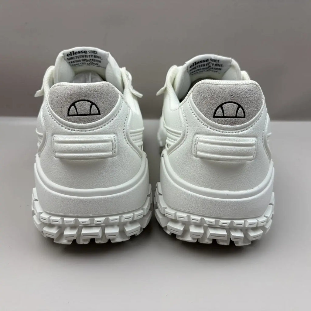 2026 Retro Tech White Sneakers - Chunky Sole, Non-Slip Couple Casual Skate Shoes for Men & Women