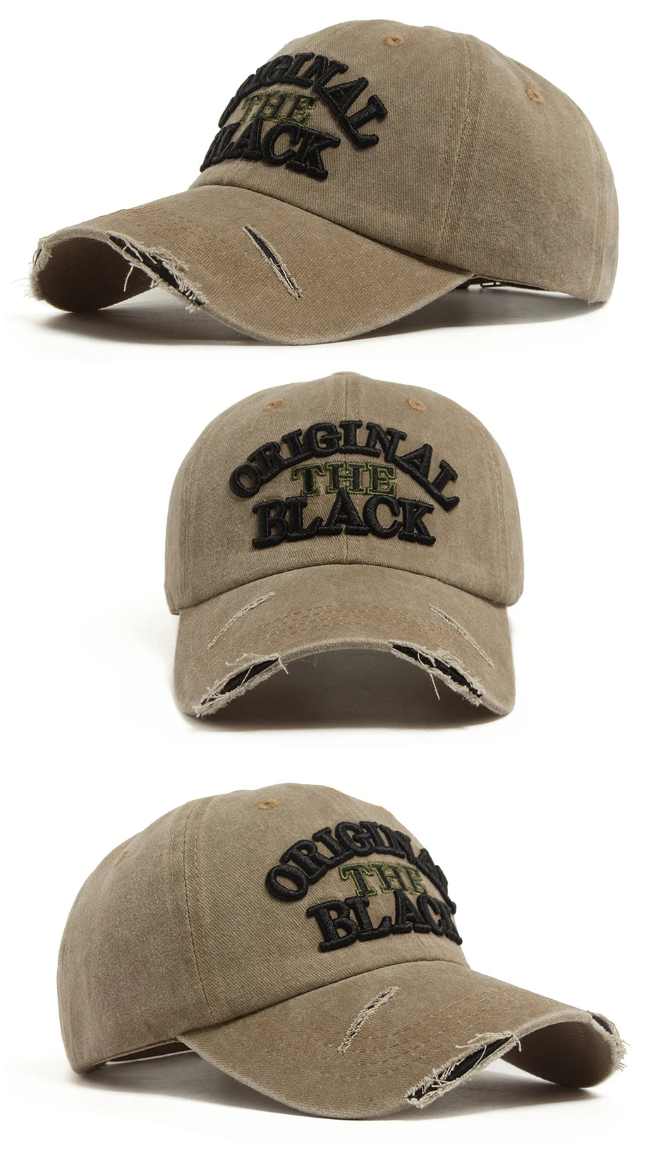 Vintage Baseball Cap Men Women Letter Embroidery Snapback Spring Summer Washed