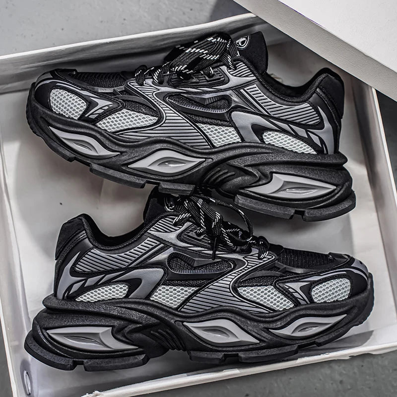 Men's Retro Chunky Mesh Sneakers Breathable Casual Dad Shoes