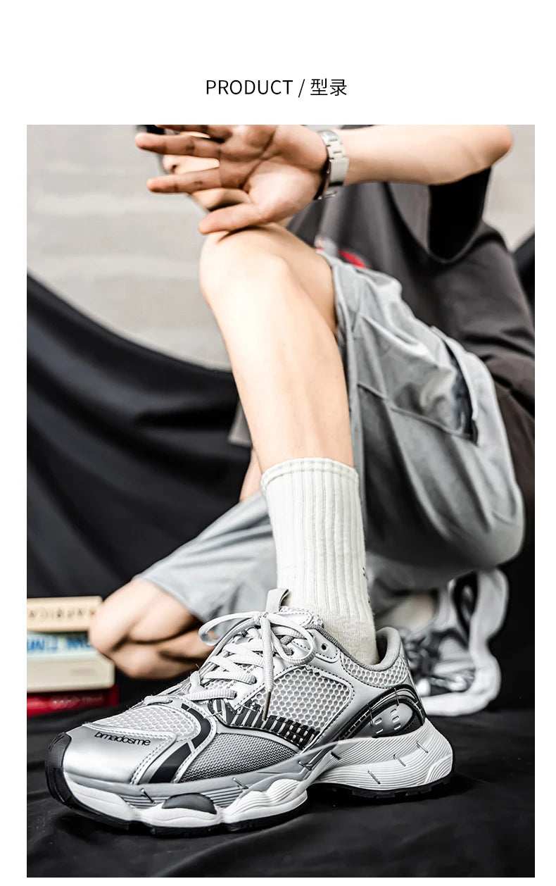 Chunky sneakers summer classic retro breathable comfort men's casual soprts