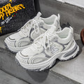 2026 NEW Trendy Unisex Chunky Dad Sneakers | Silver Black Retro Couple Shoes