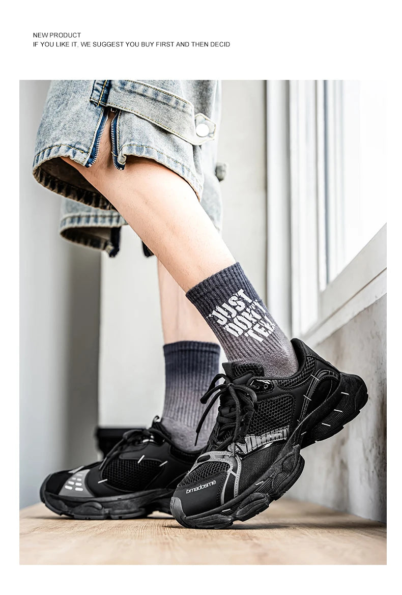 Chunky sneakers summer classic retro breathable comfort men's casual soprts