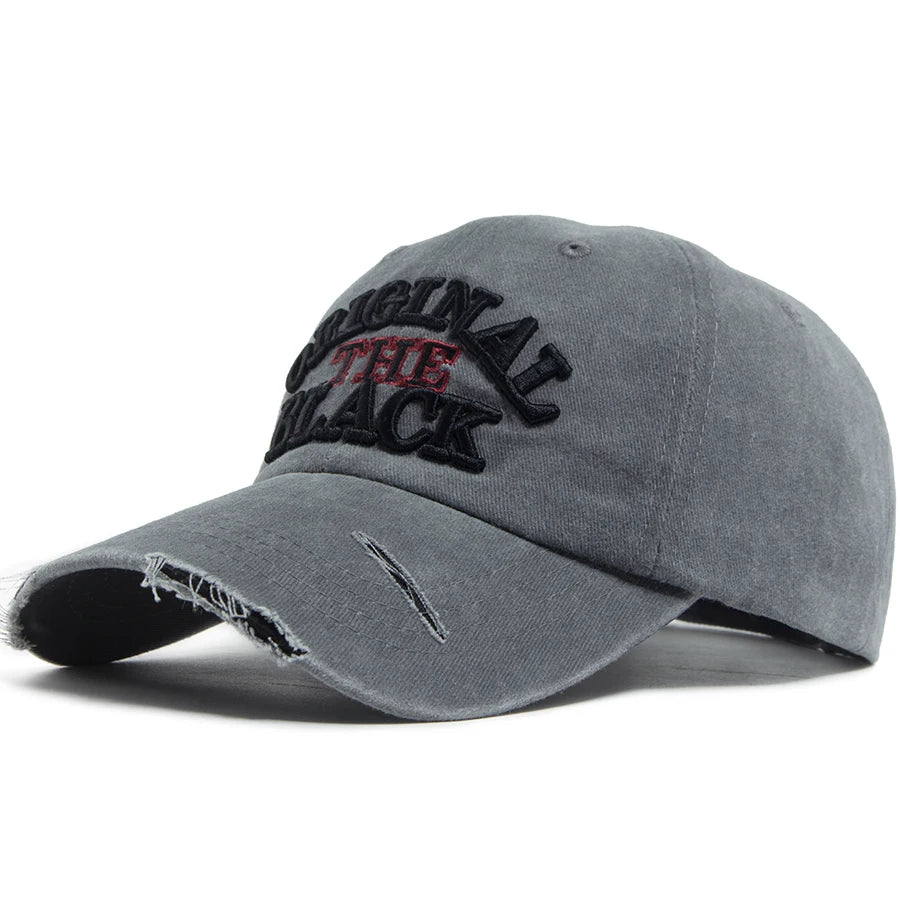 Vintage Baseball Cap Men Women Letter Embroidery Snapback Spring Summer Washed