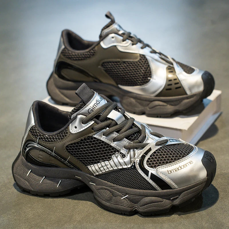 Chunky sneakers summer classic retro breathable comfort men's casual soprts