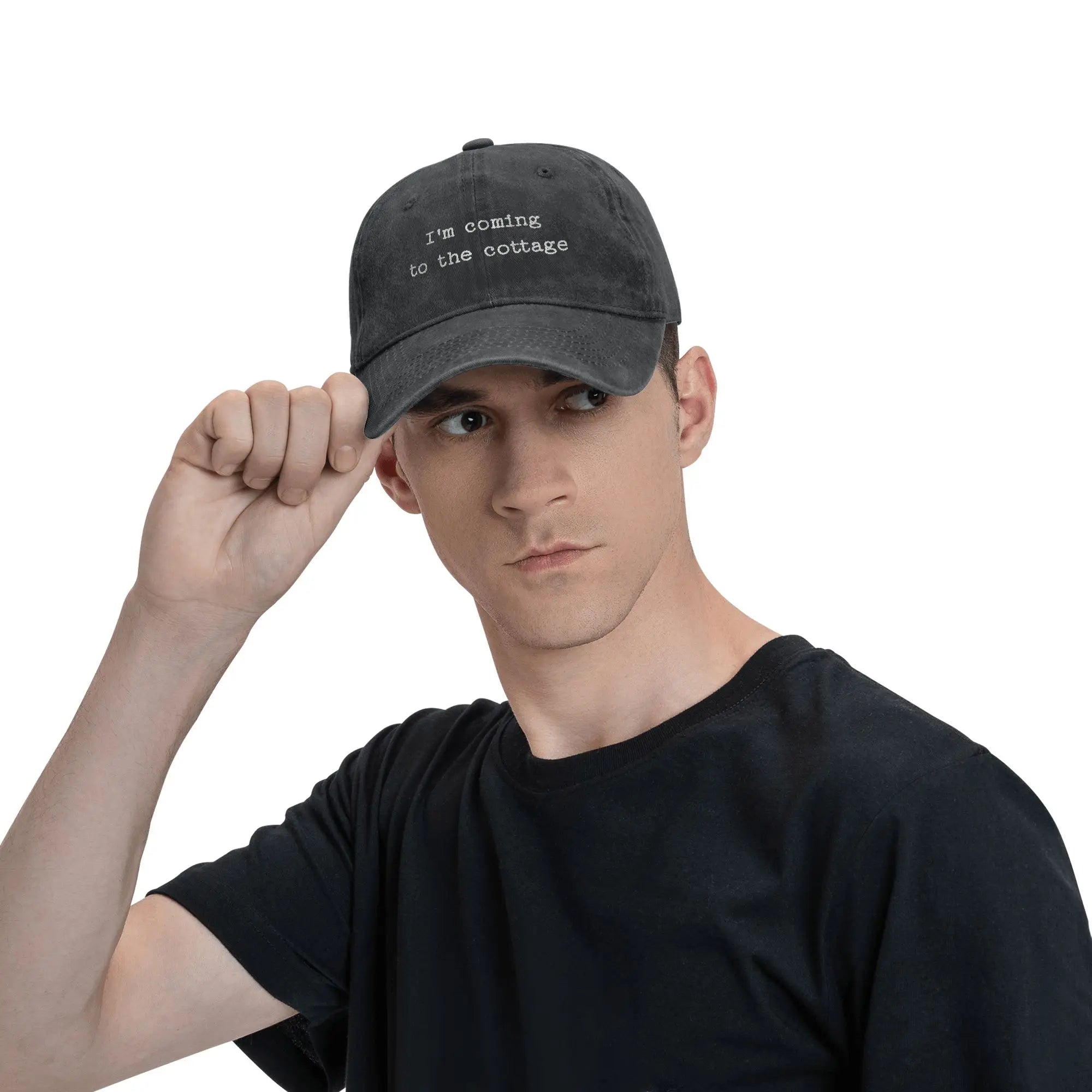 Vintage Heated Rivalry I'm Coming To The Cottage Baseball Caps for Men Women